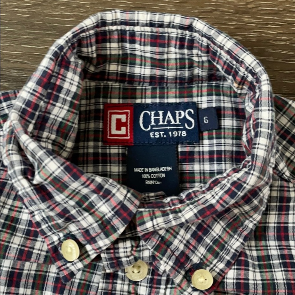 Chaps Button Down Shirt - Picture 4 of 7